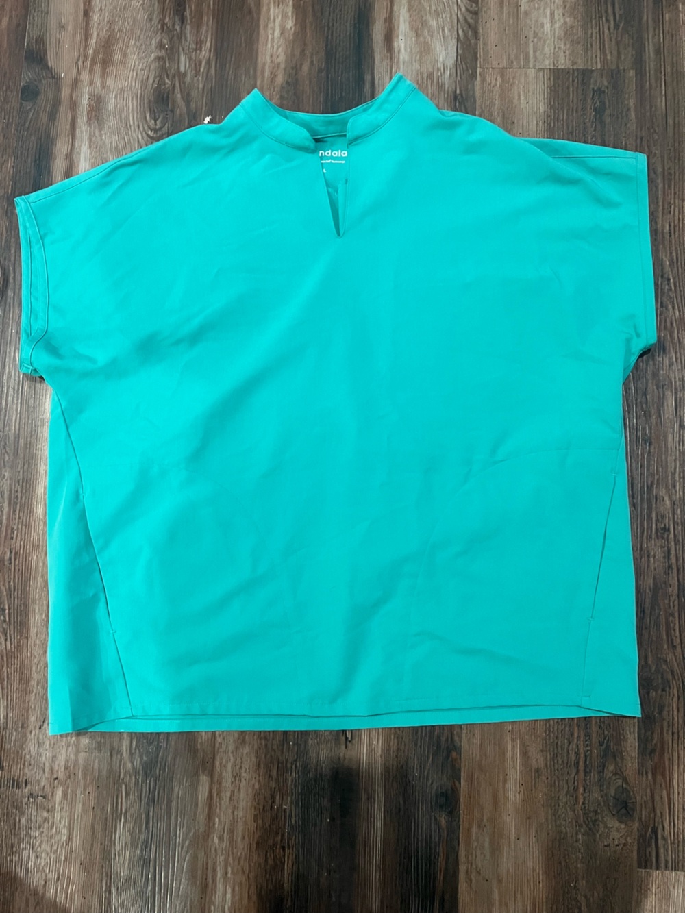 Women's Mandala oversized Short Sleeve Scrub Top